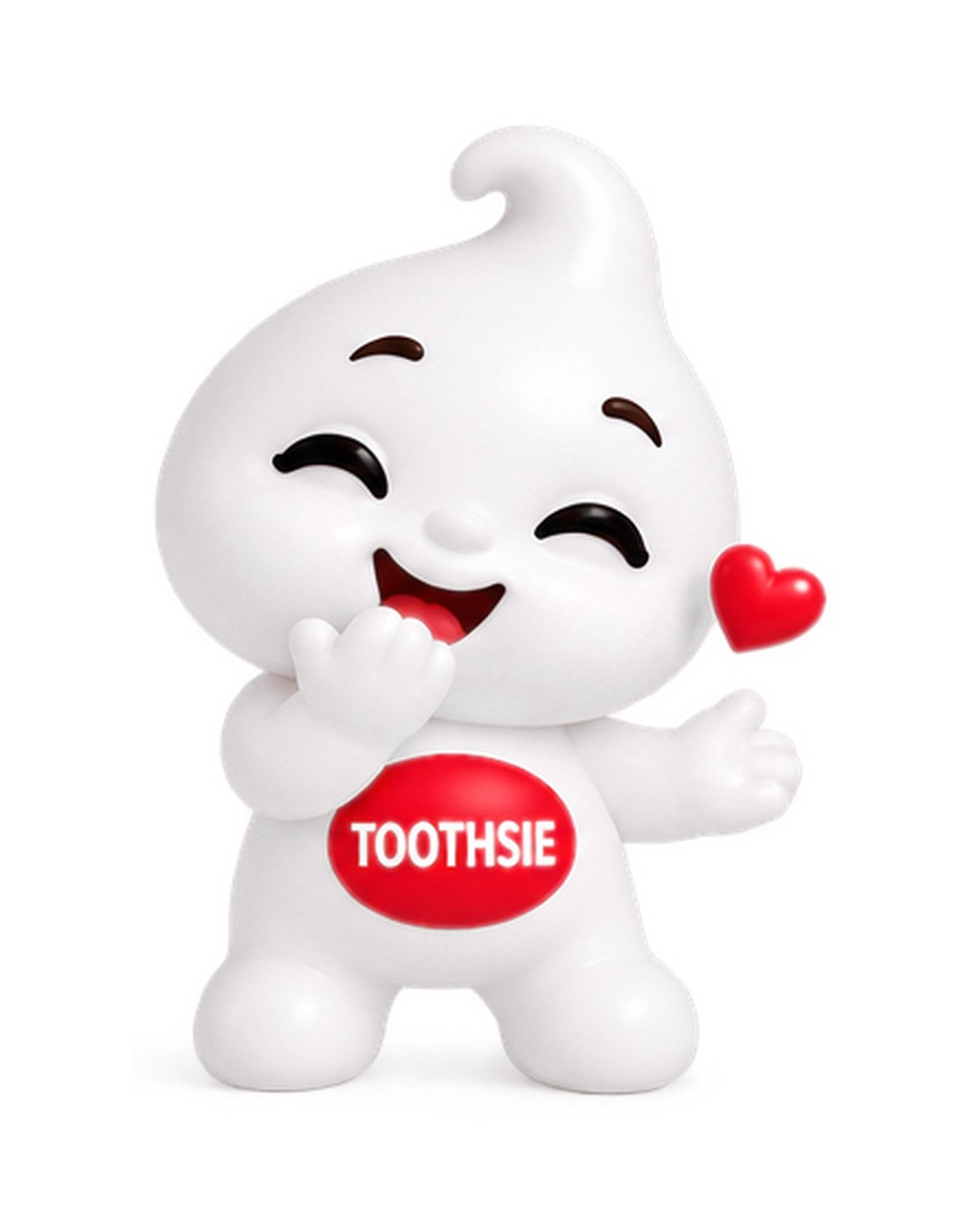 Toothsie figure blowing a kiss