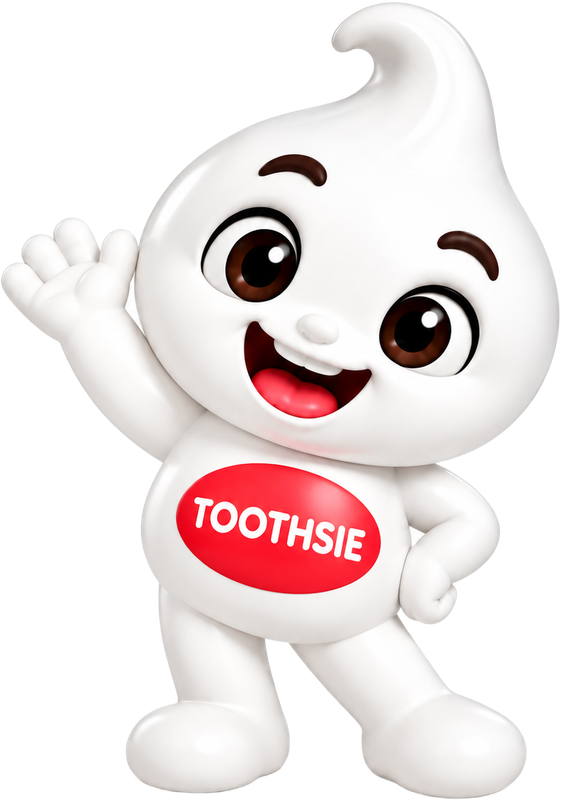 Toothsie waving hello