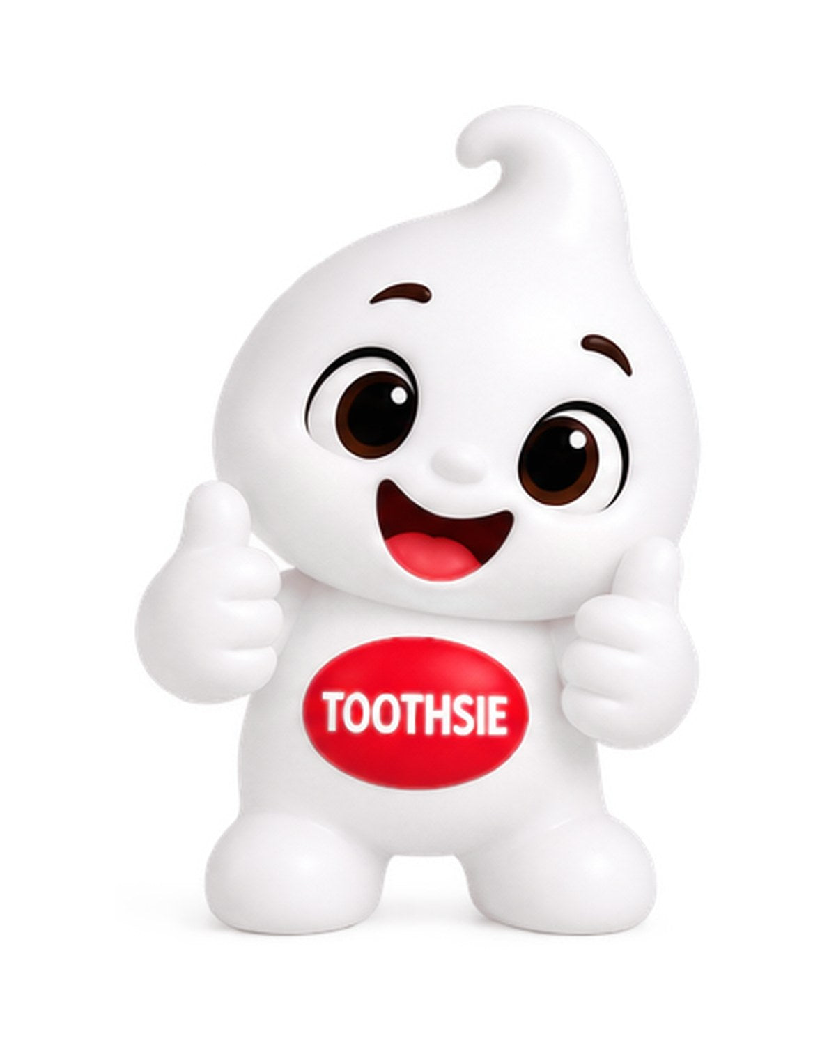 Toothsie figure giving two thumbs up