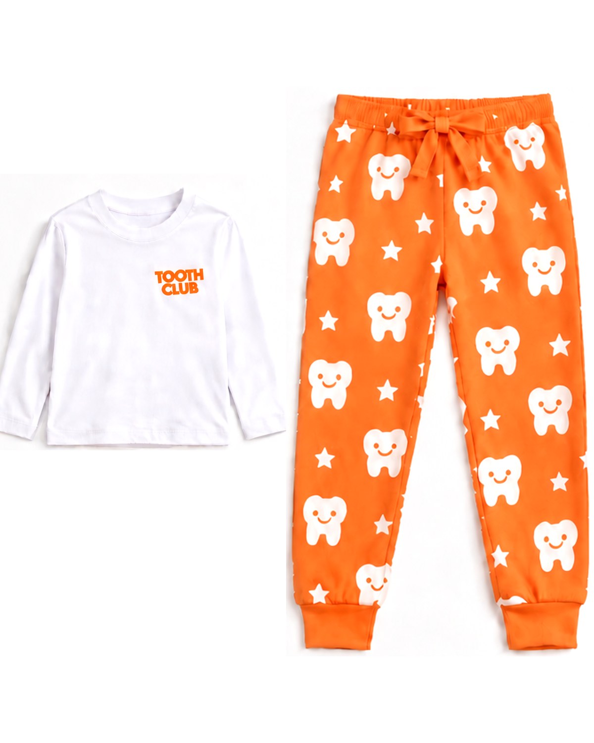 Zara pyjamas, top and pants laid flat