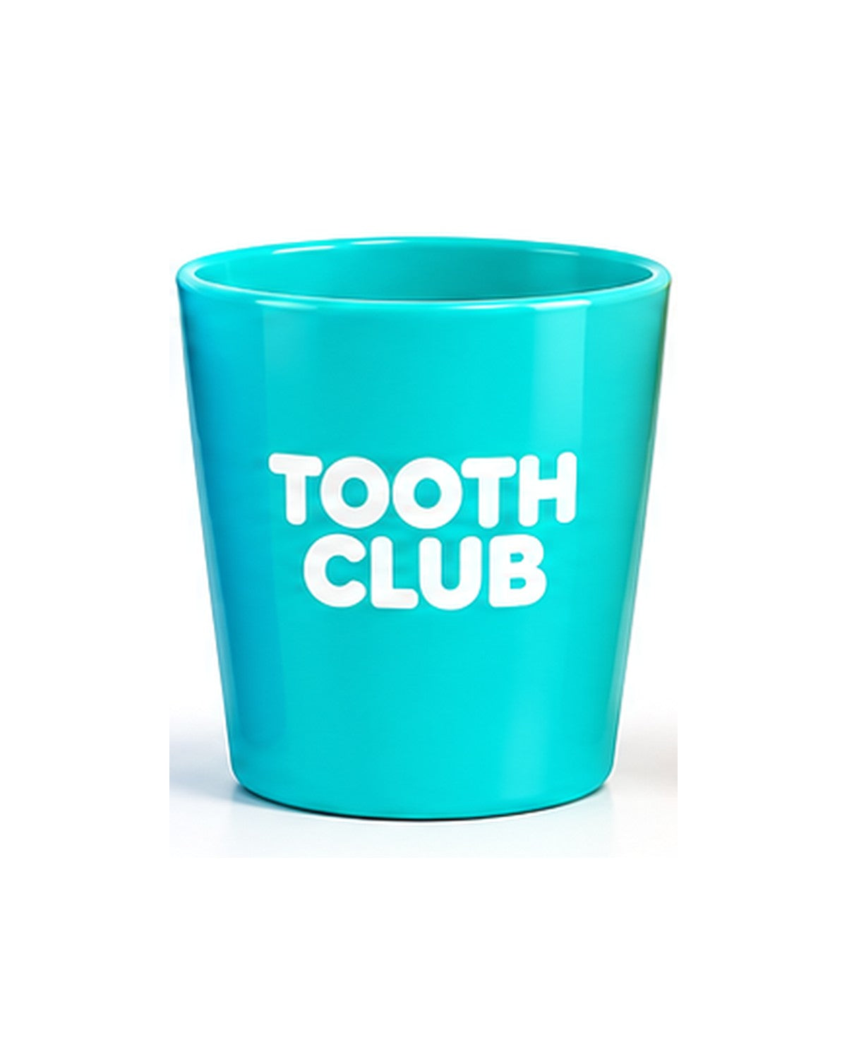 Milo brushing cup in teal