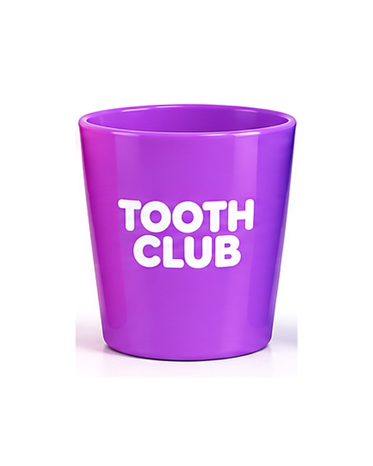 Maya brushing cup in purple